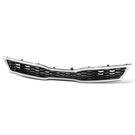 PARRILLA GRILLE - KA RIO '12-'15/'16-'17/ GRILLE ASS'Y 16-17/ UPPER MAT-BLACK (5D)/ W/CHROME MOULDING//PARTS.NO,KI1200197//OEM NO,863501W710