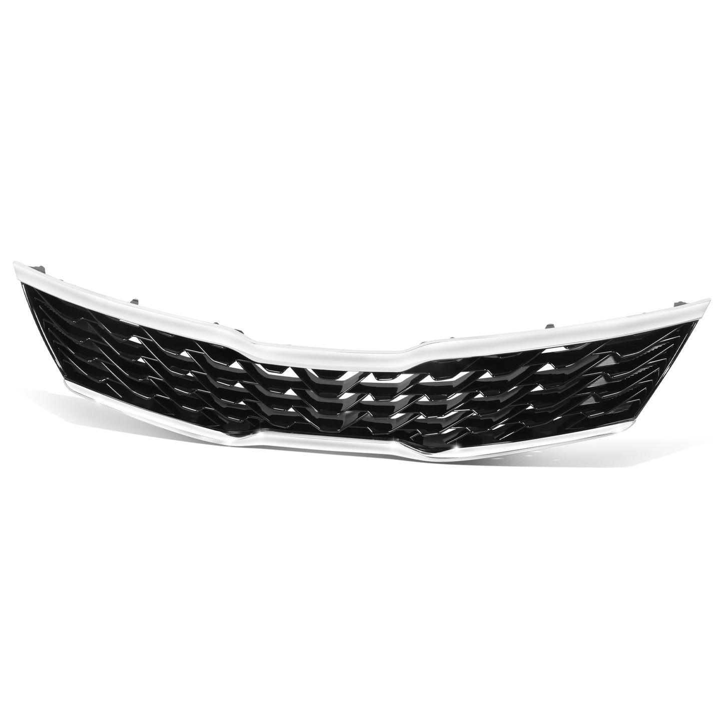 PARRILLA GRILLE - KA OPTMA '11-'15/'16-'20/ GRILLE ASS'Y 19-20/ PAINTED SILVER/ W/CHROME MOULDING (LX)//PARTS.NO,KI1200202//OEM NO,86350D5500