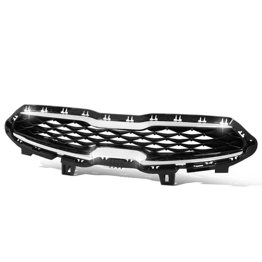 PARRILLA GRILLE - KA FOTE (2/4/5D) 19-21/22-ON/ GRILLE ASS'Y/ PAINTED BLACK W/CHROME MLDG/ (EX/S) (4D)//PARTS.NO,KI1200205//OEM NO,86350M7010
