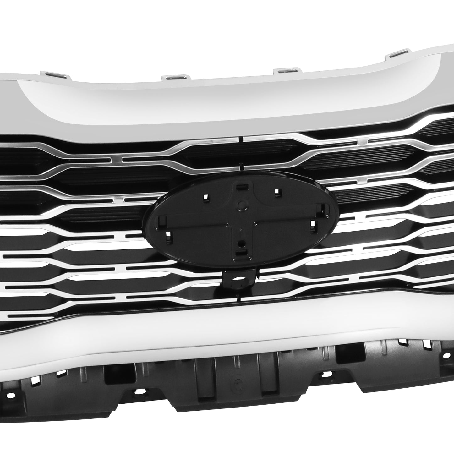 PARRILLA GRILLE - KA TELRIDE 20-ON/ GRILLE ASS'Y/ MAT-BLACK/ W/CHROME MOULDING/ (W/CAMREA) (SX)//PARTS.NO,KI1200210//OEM NO,86350S9110
