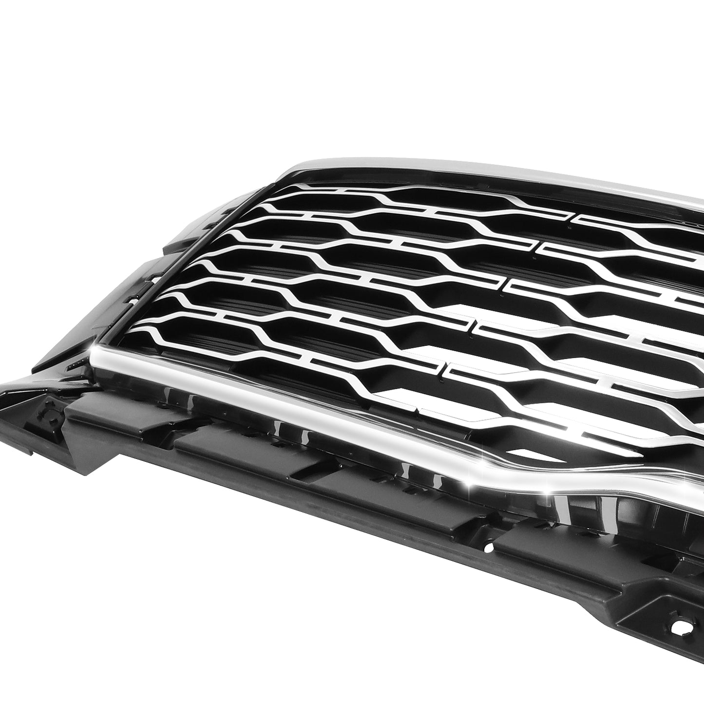PARRILLA GRILLE - KA TELRIDE 20-ON/ GRILLE ASS'Y/ MAT-BLACK/ W/CHROME MOULDING/ (W/CAMREA) (SX)//PARTS.NO,KI1200210//OEM NO,86350S9110