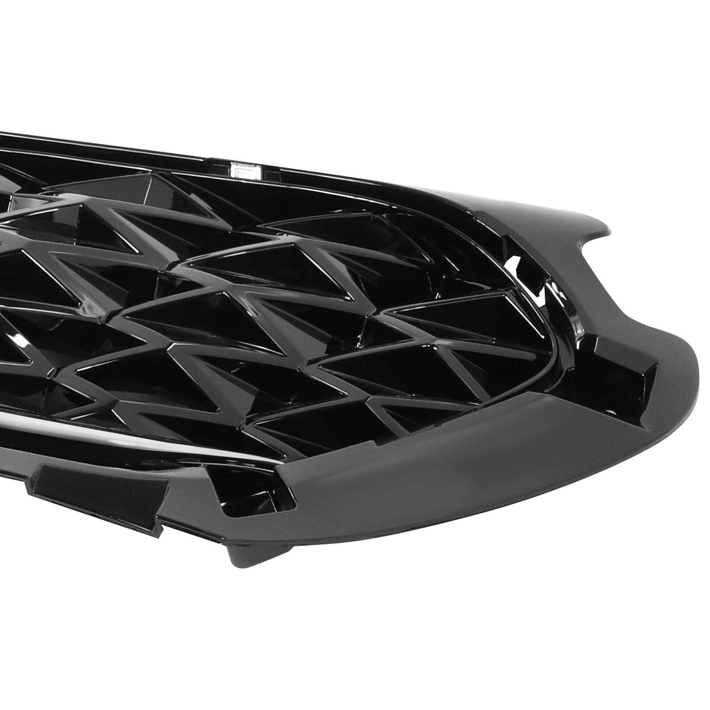 PARRILLA GRILLE - KA NRO 17-19/20-21/ GRILLE ASS'Y 20-21/ PAINTED BLACK/ W/SMOKE FRAME//PARTS.NO,KI1200214//OEM NO,86350G5600