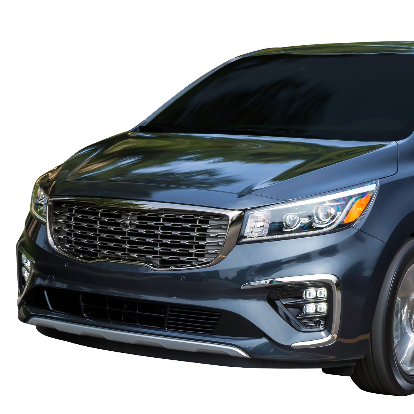 PARRILLA GRILLE - KA SEDNA 15-18/19-21/ GRILLE ASS'Y 19-20/ W/PAINTED DARK GRAY/ (STD)//PARTS.NO,KI1200216//OEM NO,86352A9ND0