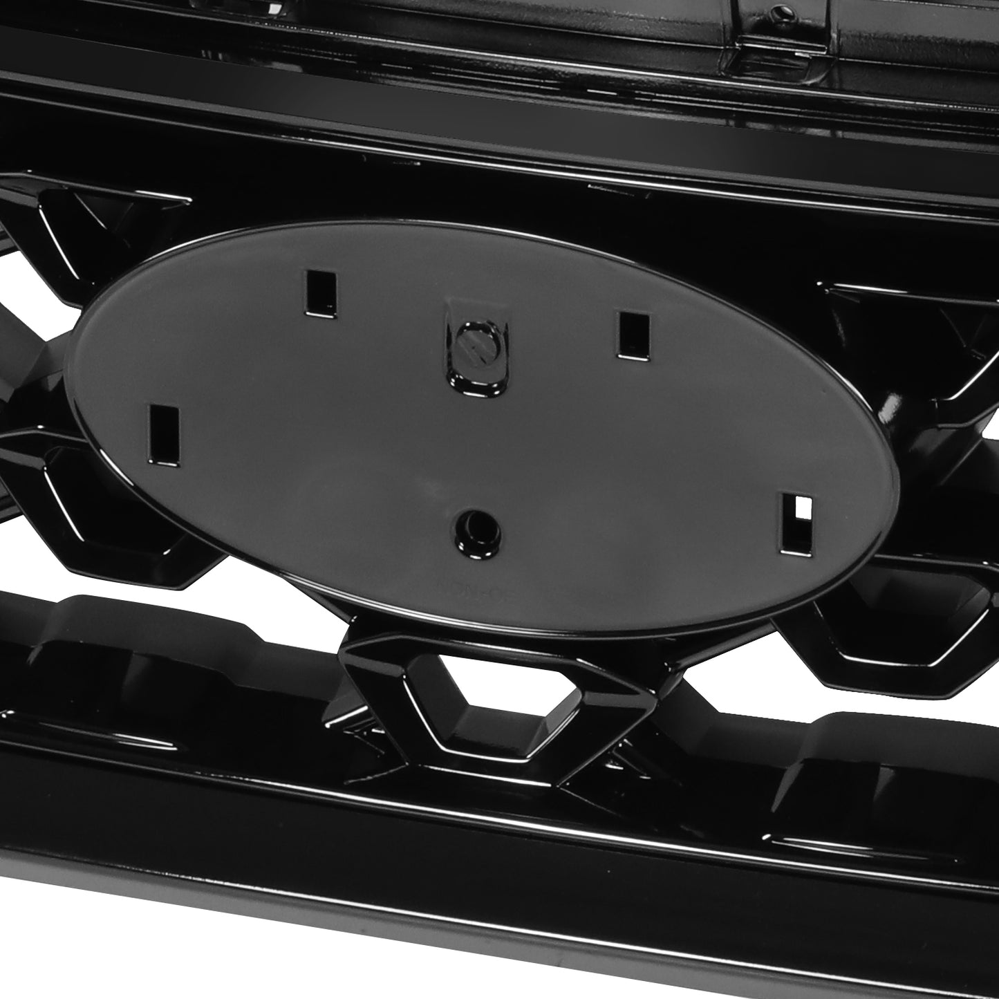 PARRILLA GRILLE - KA SORETO 21-ON/ GRILLE ASS'Y/ PAINTED BLACK/ W/BLACK MOULDING/ W/O CAMERA H. (S/EX/SX)//PARTS.NO,KI1200221//OEM NO,86350R5300