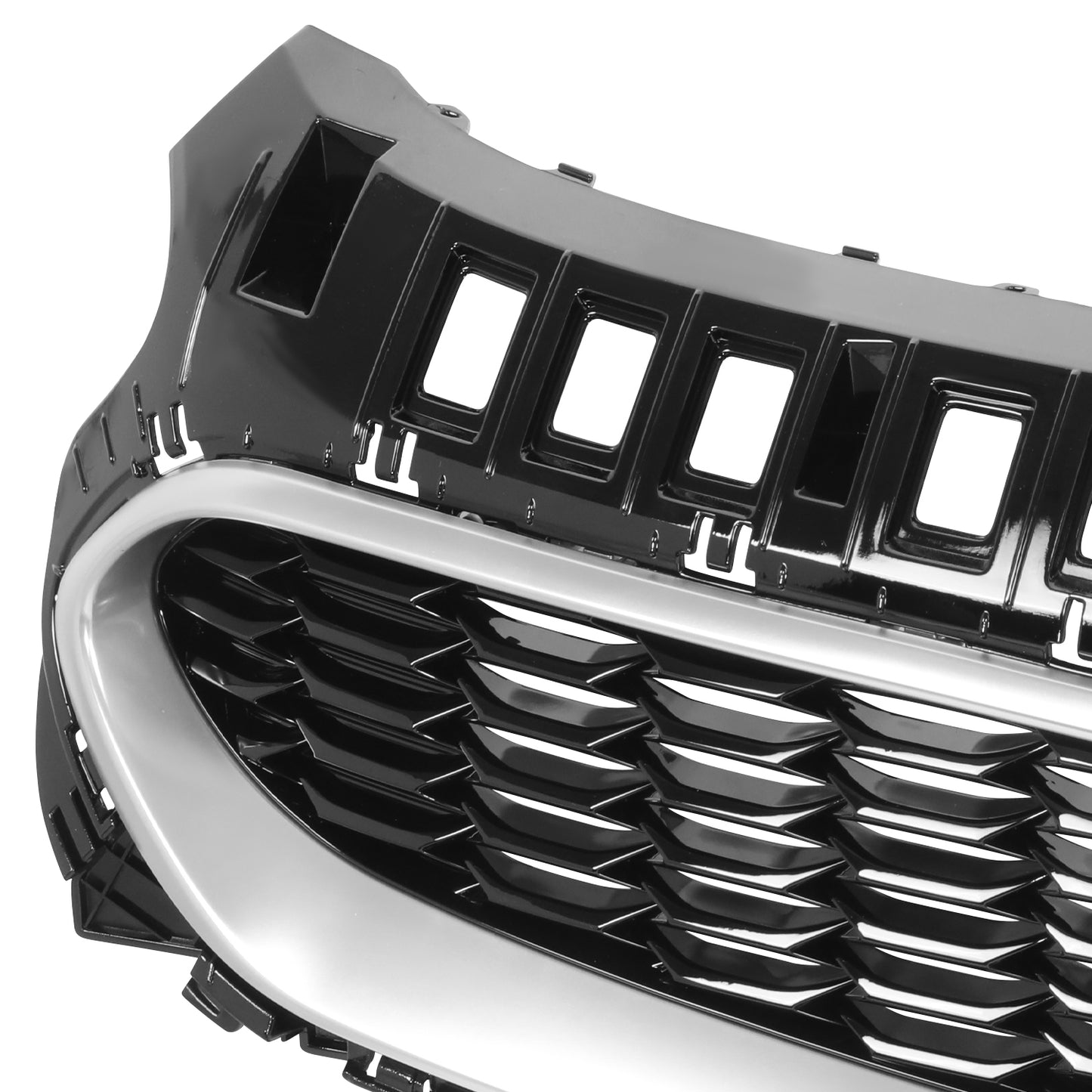 PARRILLA GRILLE - KA STIGR 18-20/21-ON/ GRILLE ASS'Y 21-22/ CHROME-SILVER/BRIGHT-BLACK/ W/INTELLIGENT CRUISE/ (BASE/PREMIUM) (EU=USA)//PARTS.NO,KI1200224//OEM NO,86355J5200