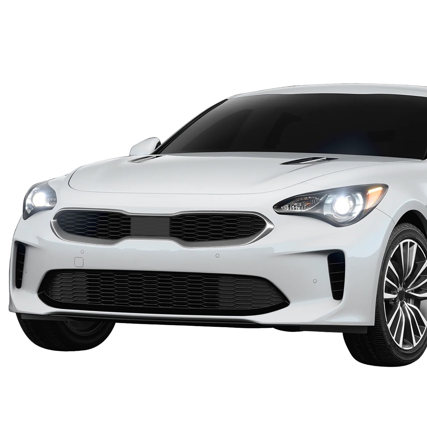 PARRILLA GRILLE - KA STIGR 18-20/21-ON/ GRILLE ASS'Y 21-22/ CHROME-SILVER/BRIGHT-BLACK/ W/INTELLIGENT CRUISE/ (BASE/PREMIUM) (EU=USA)//PARTS.NO,KI1200224//OEM NO,86355J5200