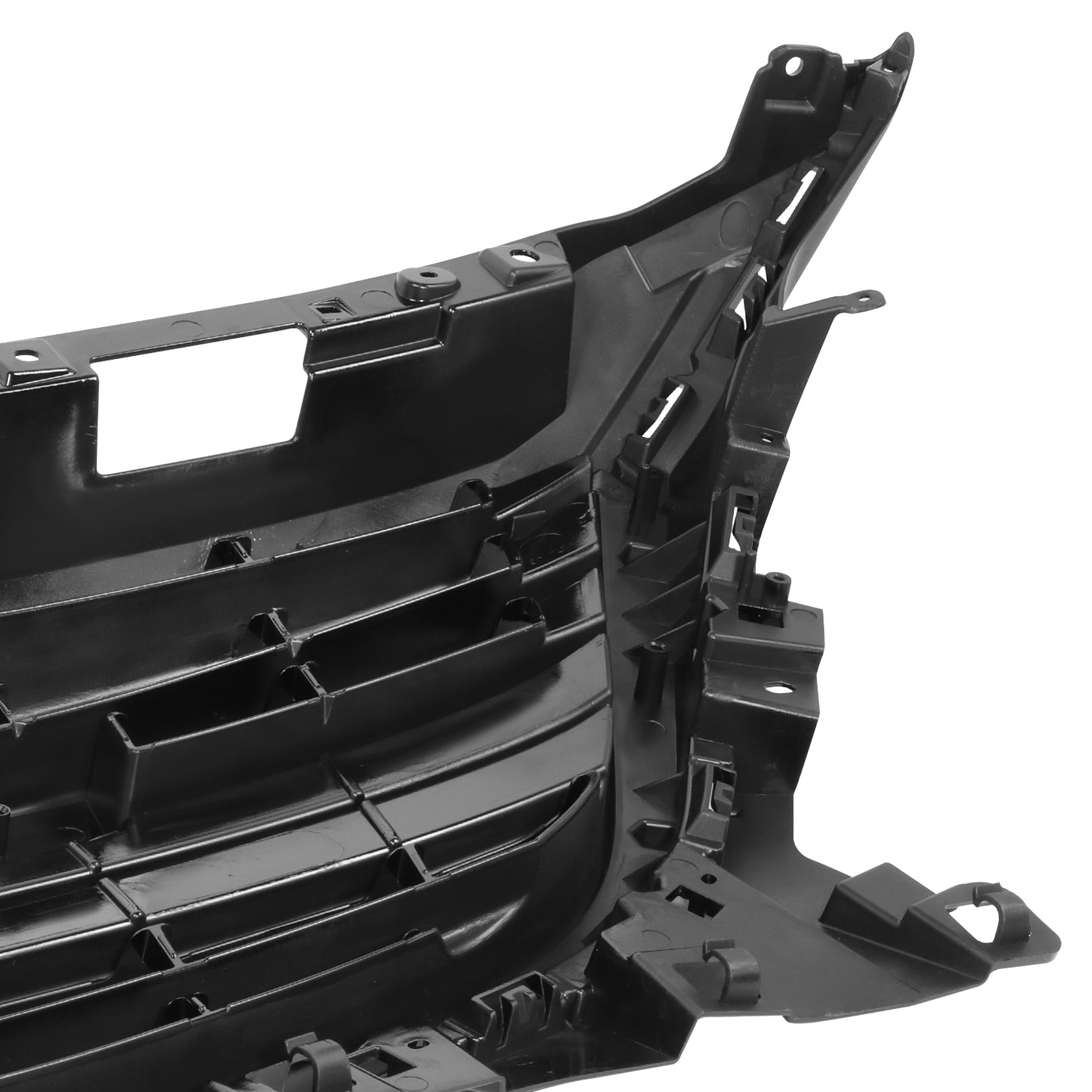 PARRILLA GRILLE - MZ 3 '14-'16/'17-'18 (3/4/5DR)/ GRILLE ASS'Y 14-16/ W/GLOSS BLACK (2.5)/ (W/COLLISION WARNING)/ (JAPAN BUILT) (EU=USA)//PARTS.NO,MA1200195//OEM NO,BJD350712D