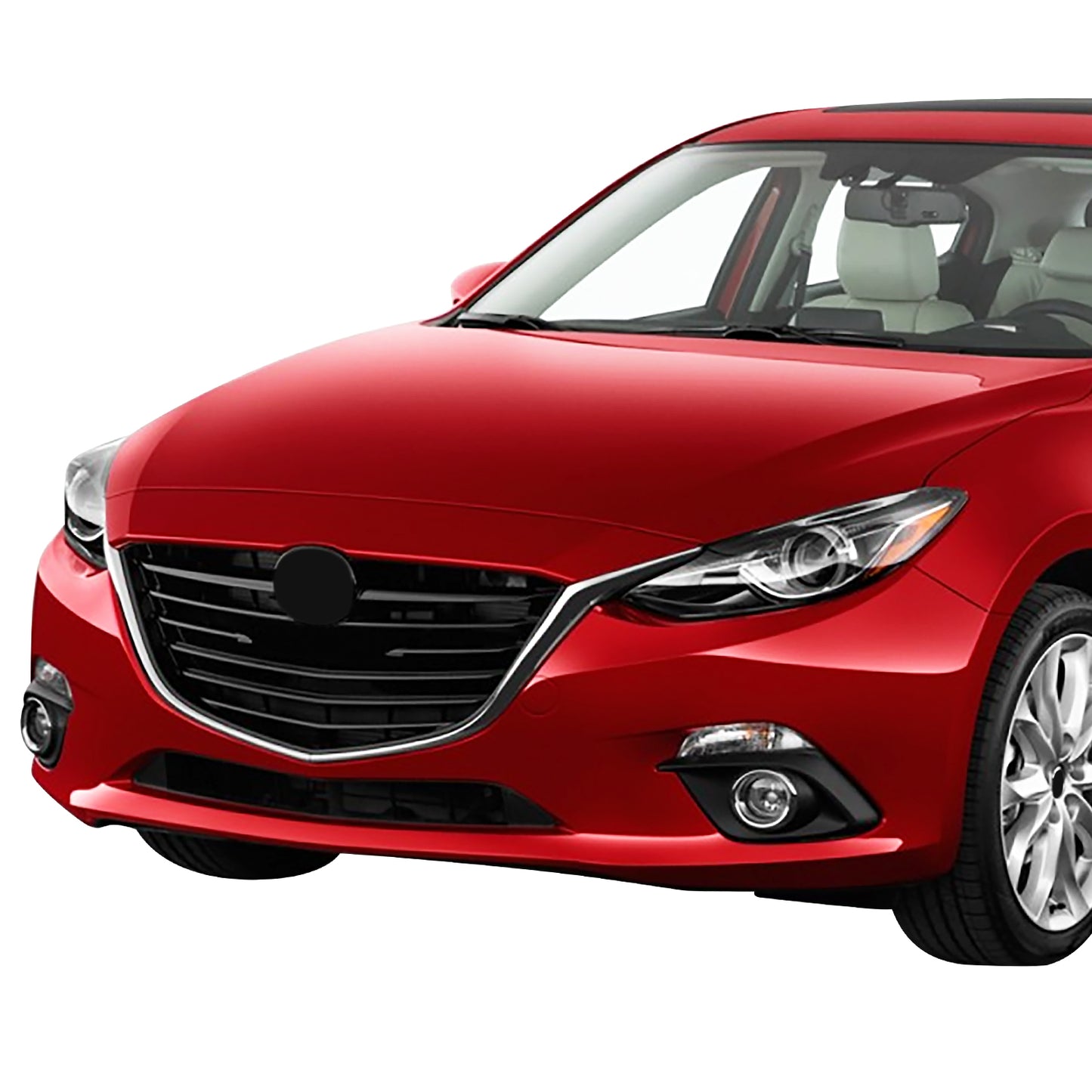 PARRILLA GRILLE - MZ 3 '14-'16/'17-'18 (3/4/5DR)/ GRILLE ASS'Y 14-16/ W/GLOSS BLACK (2.5)/ (W/COLLISION WARNING)/ (JAPAN BUILT) (EU=USA)//PARTS.NO,MA1200195//OEM NO,BJD350712D