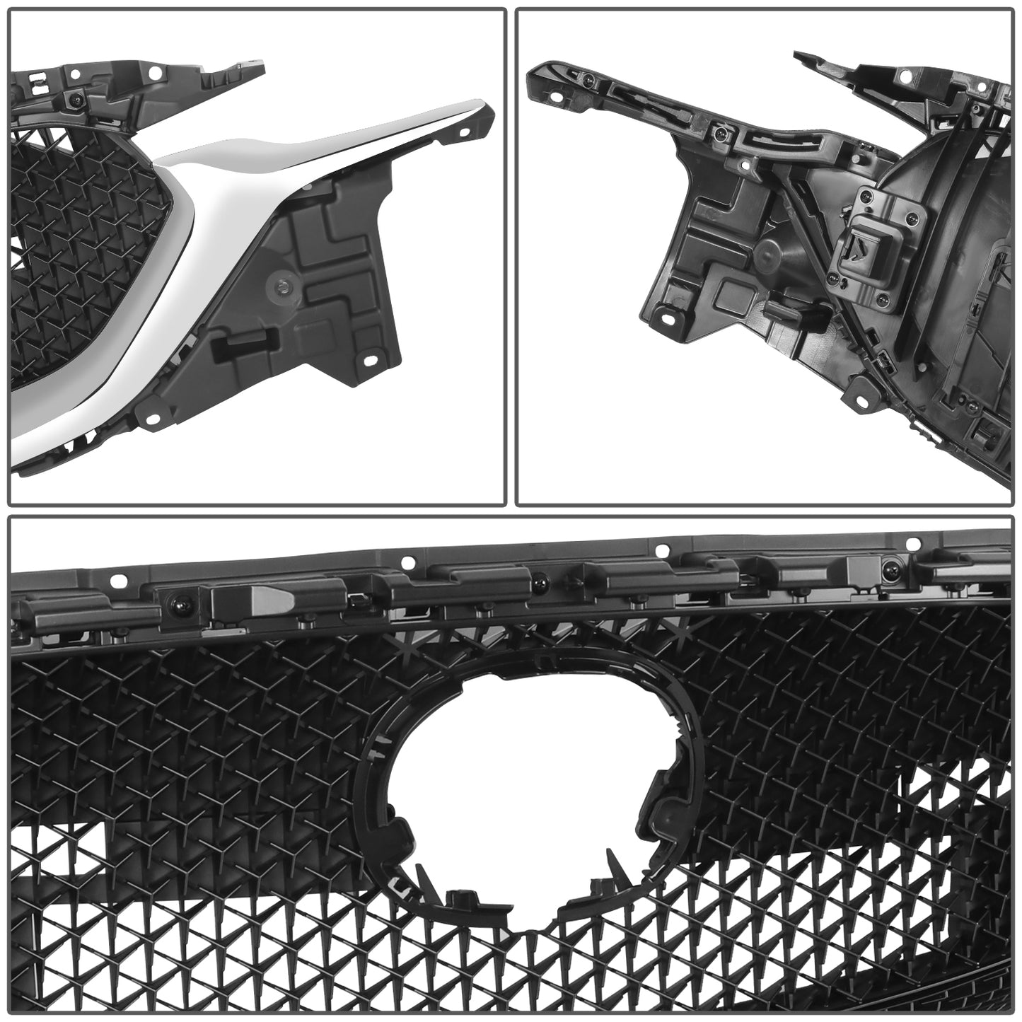PARRILLA GRILLE - MZ CX5 17-22/ GRILLE ASS'Y/ MAT-BLACK/ W/CHRM MOULDING (TYPE1)/ W/O RADAR CRUISE CONTROL/(GRAND TOURING/TOURING)//PARTS.NO,MA1200215//OEM NO,KB8D50710J