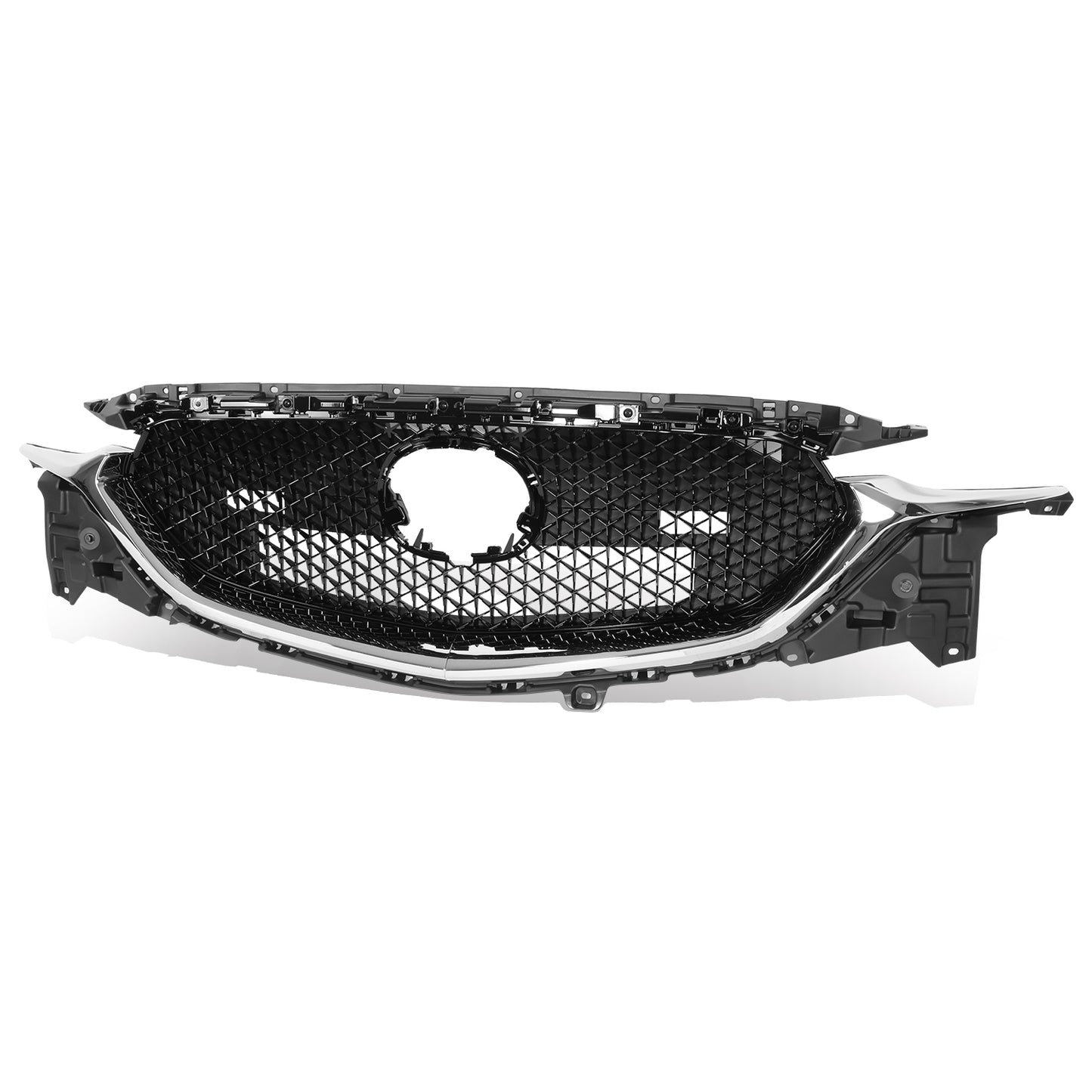 PARRILLA GRILLE - MZ CX5 17-22/ GRILLE ASS'Y/ MAT-DARK GRAY/ W/CHROME MOULDING/ (MESH STYLE)/(2.5L|2.5L TURBO)//PARTS.NO,MA1200223//OEM NO,KB8E50710H