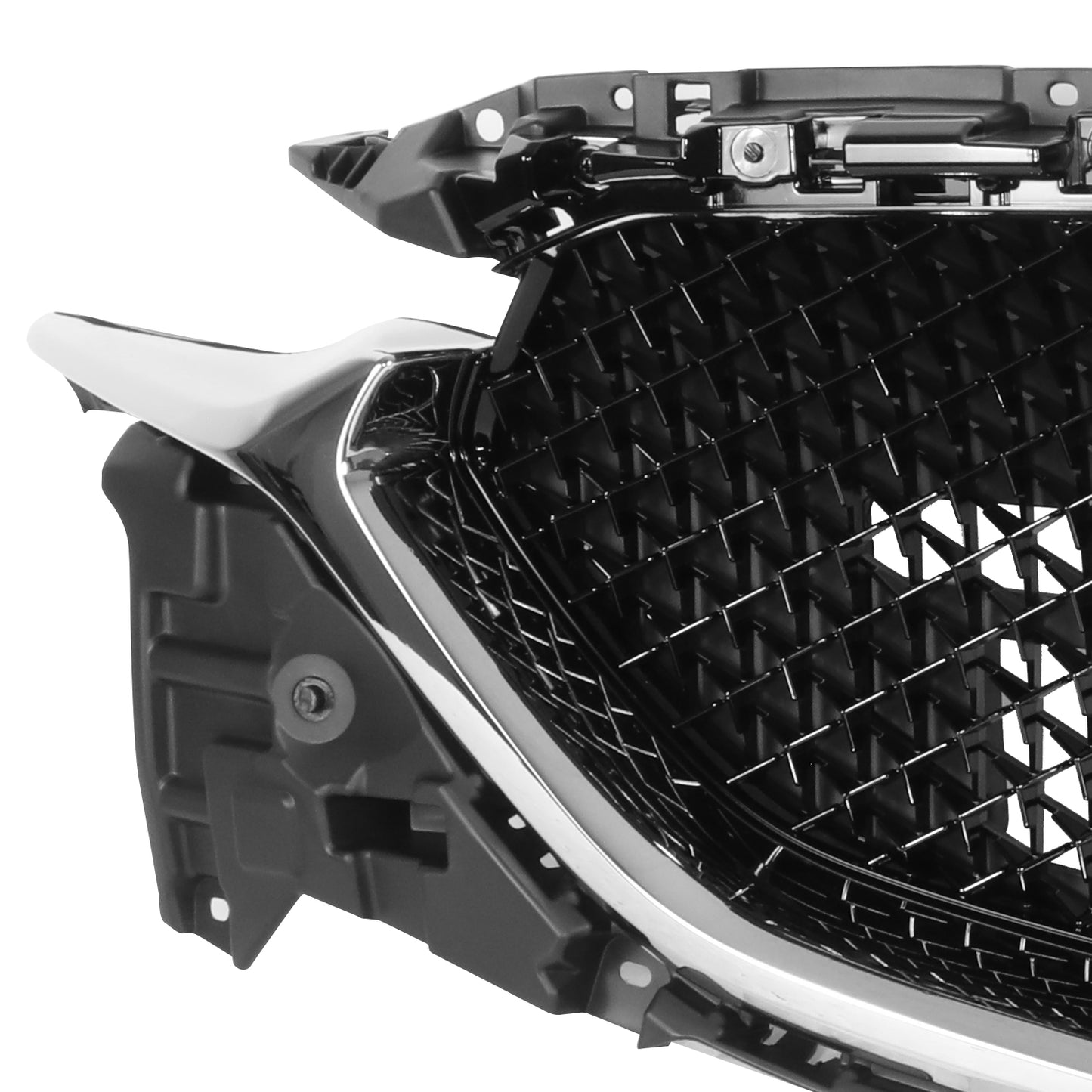 PARRILLA GRILLE - MZ CX5 17-22/ GRILLE ASS'Y/ MAT-DARK GRAY/ W/CHROME MOULDING/ (MESH STYLE)/(2.5L|2.5L TURBO)//PARTS.NO,MA1200223//OEM NO,KB8E50710H