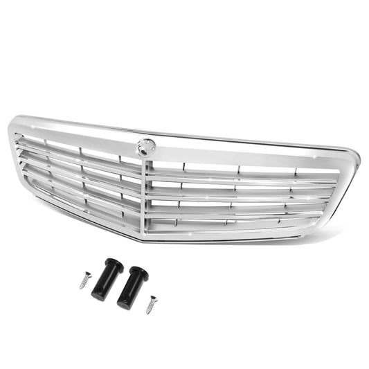 PARRILLA GRILLE - BZ W204 '08-'11/'12-ON/ GRILLE ASS'Y 08-11/ CHROME-SILVER/ W/O AMG PKG/ W/O SPORT PKG