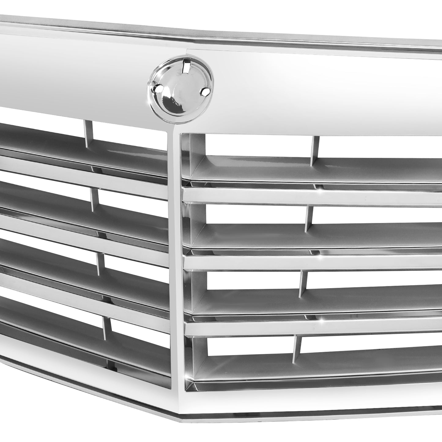 PARRILLA GRILLE - BZ W204 '08-'11/'12-ON/ GRILLE ASS'Y 08-11/ CHROME-SILVER/ W/O AMG PKG/ W/O SPORT PKG