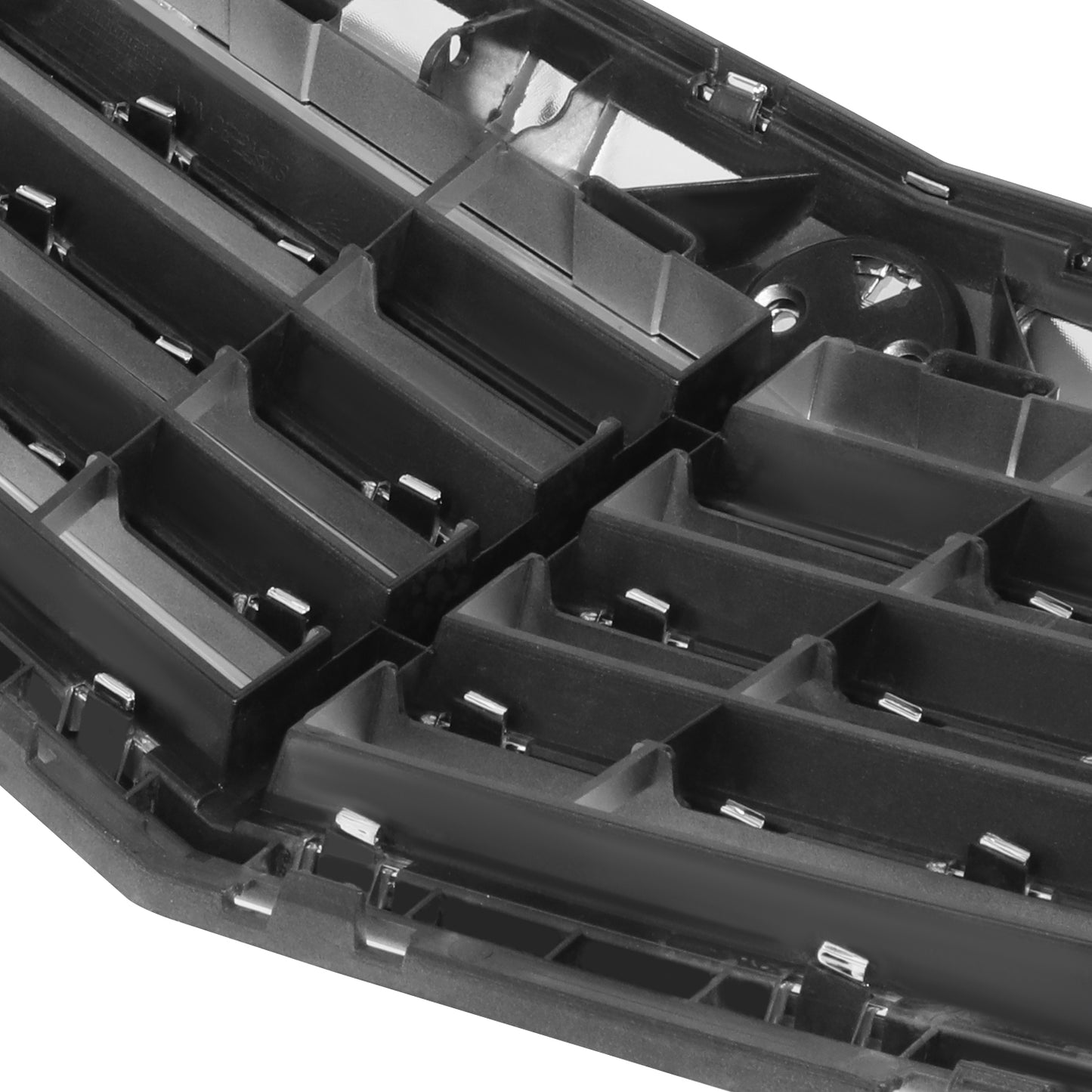 PARRILLA GRILLE - BZ W204 '08-'11/'12-ON/ GRILLE ASS'Y 08-11/ CHROME-SILVER/ W/O AMG PKG/ W/O SPORT PKG