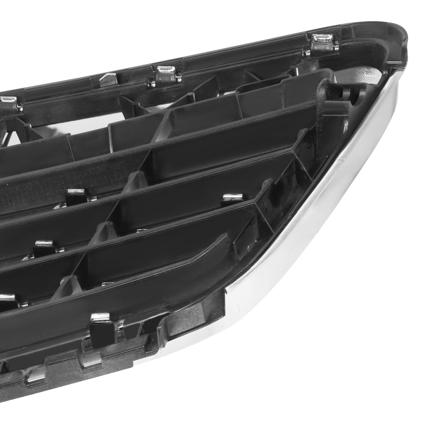 PARRILLA GRILLE - BZ W204 '08-'11/'12-ON/ GRILLE ASS'Y 08-11/ CHROME-SILVER/ W/O AMG PKG/ W/O SPORT PKG