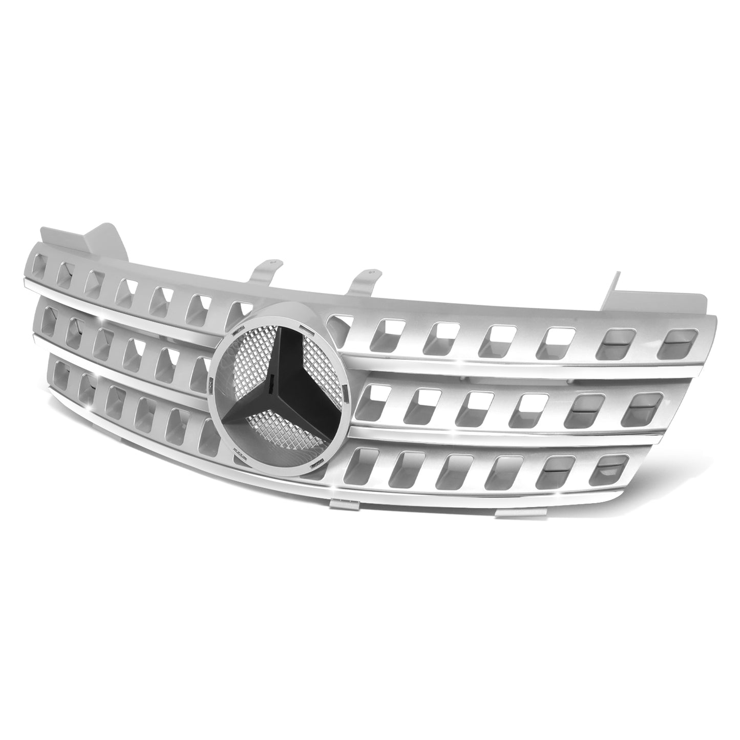 PARRILLA GRILLE - BZ W164 '06-'11(M-CLS)/ GRILLE ASS'Y 06-08/ CHROME/BRIGHT SILVER/ W/O AMG PKG/ W/O SPORT PKG (EU=USA)