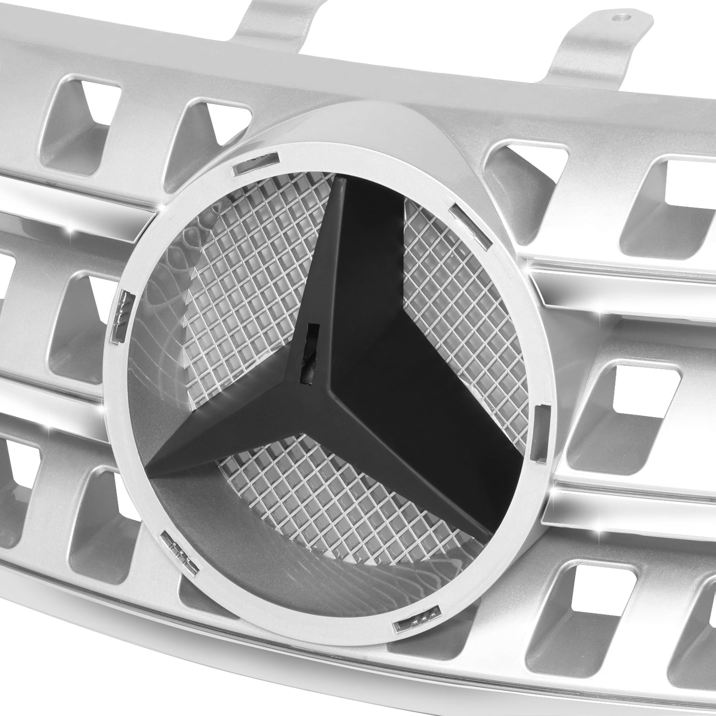 PARRILLA GRILLE - BZ W164 '06-'11(M-CLS)/ GRILLE ASS'Y 06-08/ CHROME/BRIGHT SILVER/ W/O AMG PKG/ W/O SPORT PKG (EU=USA)