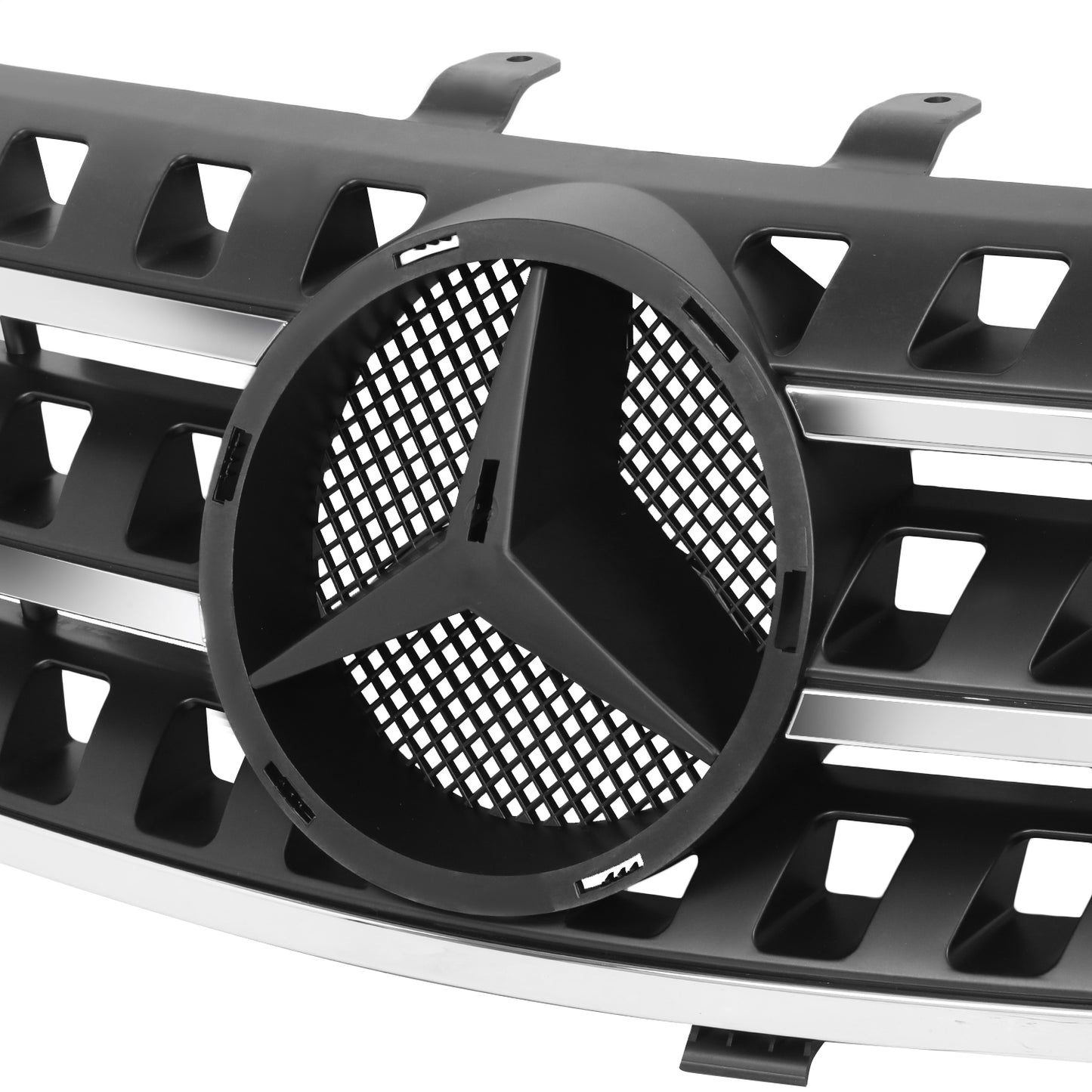 PARRILLA GRILLE - BZ W164 '06-'11(M-CLS)/ GRILLE ASS'Y 06-08/ CHROME/GRAY/ W/O AMG PKG/ W/O SPORT PKG (EU=USA)