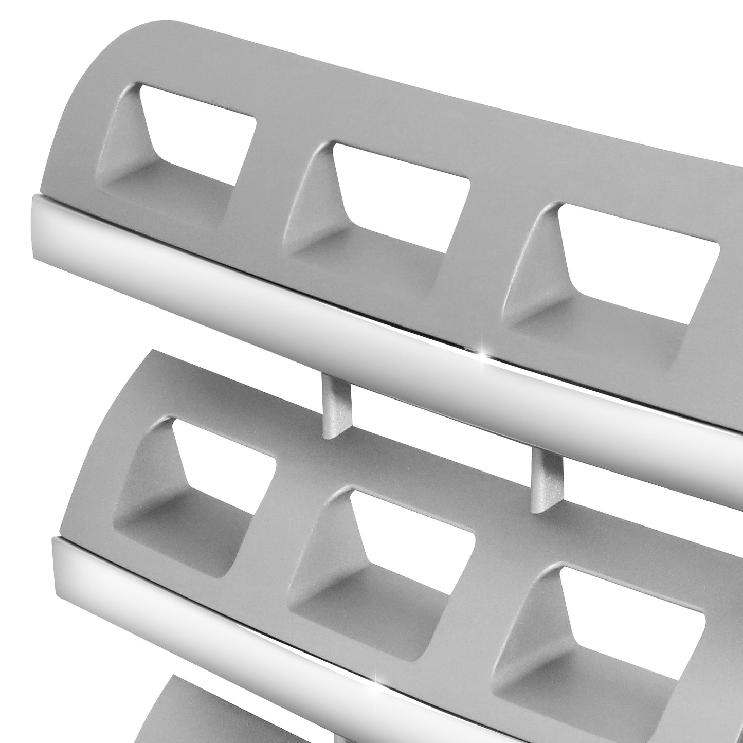 PARRILLA GRILLE - BZ W164 '06-'11(M-CLS)/ GRILLE ASS'Y 08-11/ CHROME/SILVER/ W/O PROXIMITY CRUISE CONTROL/ (EU=USA)