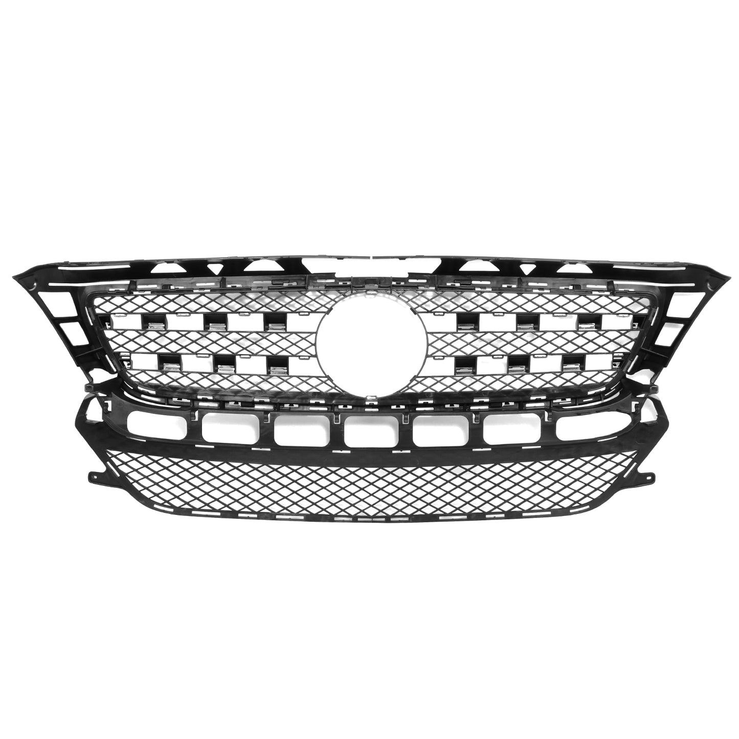 PARRILLA GRILLE - BZ W218 '12-'14/'15-'17(CLS)/ GRILLE ASS'Y 12-14/ PRIMED BLACK W/CHROME/ W/O SENSOR H. W/O AMG PKG/ (EU=USA)