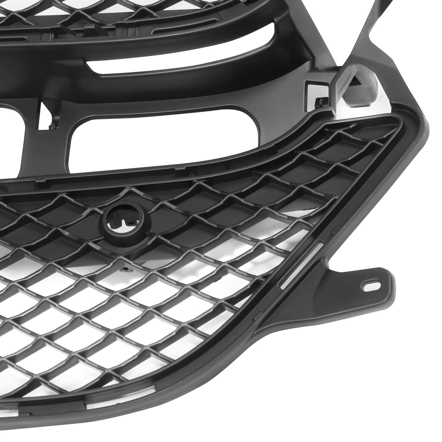 PARRILLA GRILLE - BZ W218 '12-'14/'15-'17(CLS)/ GRILLE ASS'Y 12-14/ PRIMED BLACK W/CHROME/ W/SENSOR H. W/O AMG PKG/ (EU=USA)