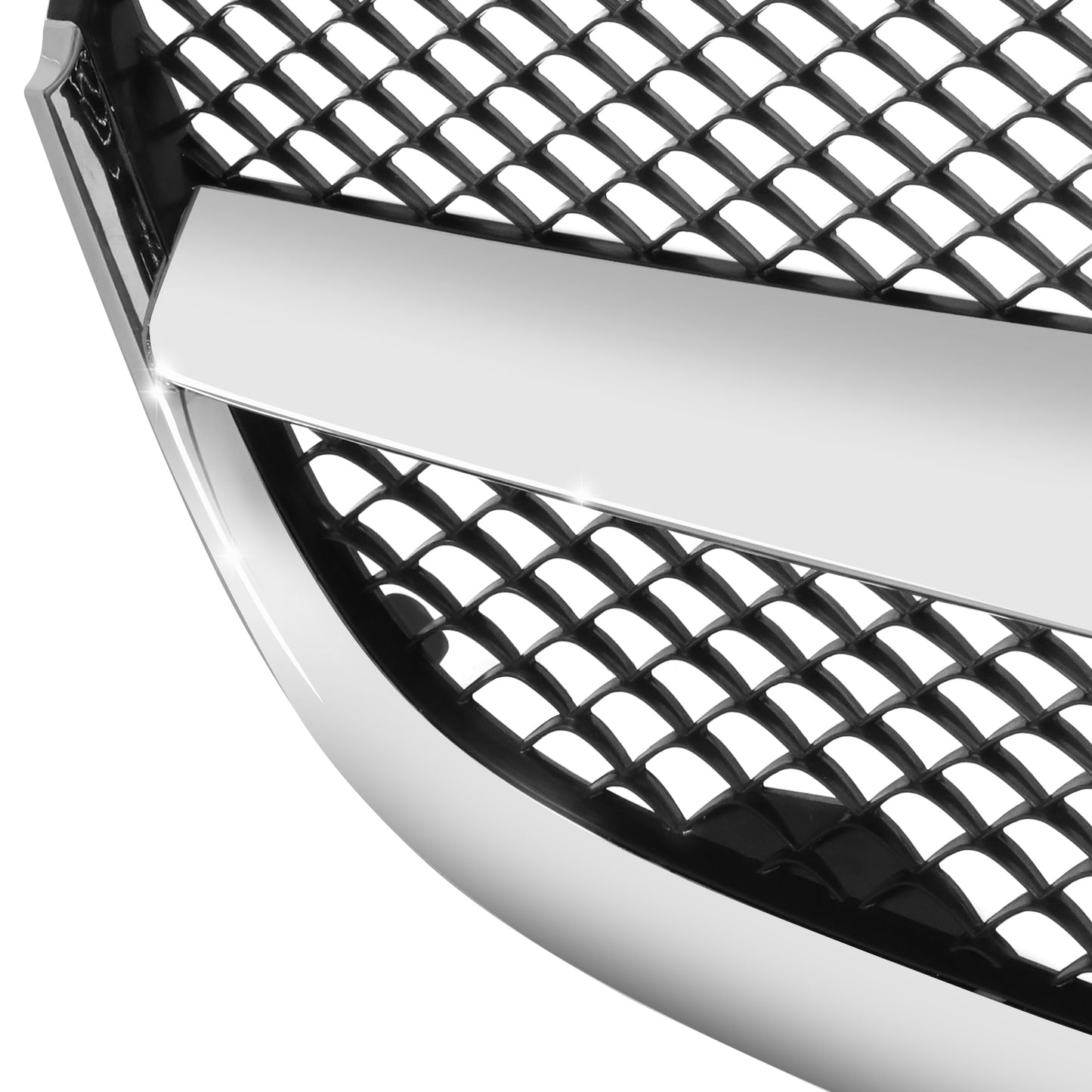 PARRILLA GRILLE - BZ W212 '10-12/W207(2D)'10-'16/ GRILLE ASS'Y 14-16/ CHROME/BLACK/ W/O CAMERA (2D)/