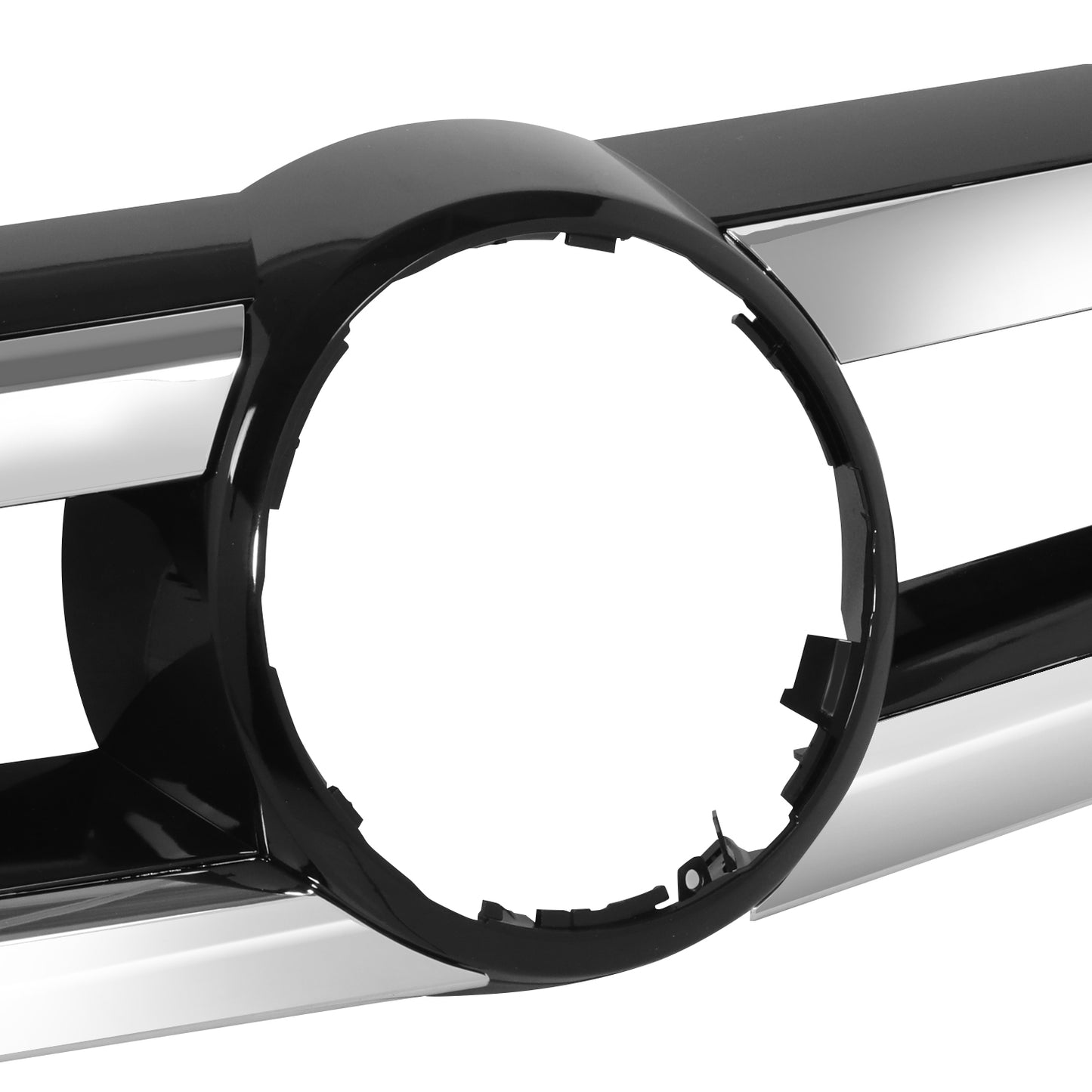 PARRILLA GRILLE - BZ GL-CLASS(X166) '13-'16/ GRILLE ASS'Y/ PAINTED BLACK W/CHROME MLDG/ (W/DISTANCE CRUISE CONTROL)/ (W/O SURROUND VIEW)(W/AMG)