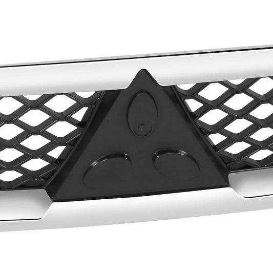 PARRILLA GRILLE - MB LANCR 08-17/ GRILLE ASS'Y 08-15/ MAT-BLACK/ W/CHROME FRAME//PARTS.NO,MI1200255//OEM NO,7450A093