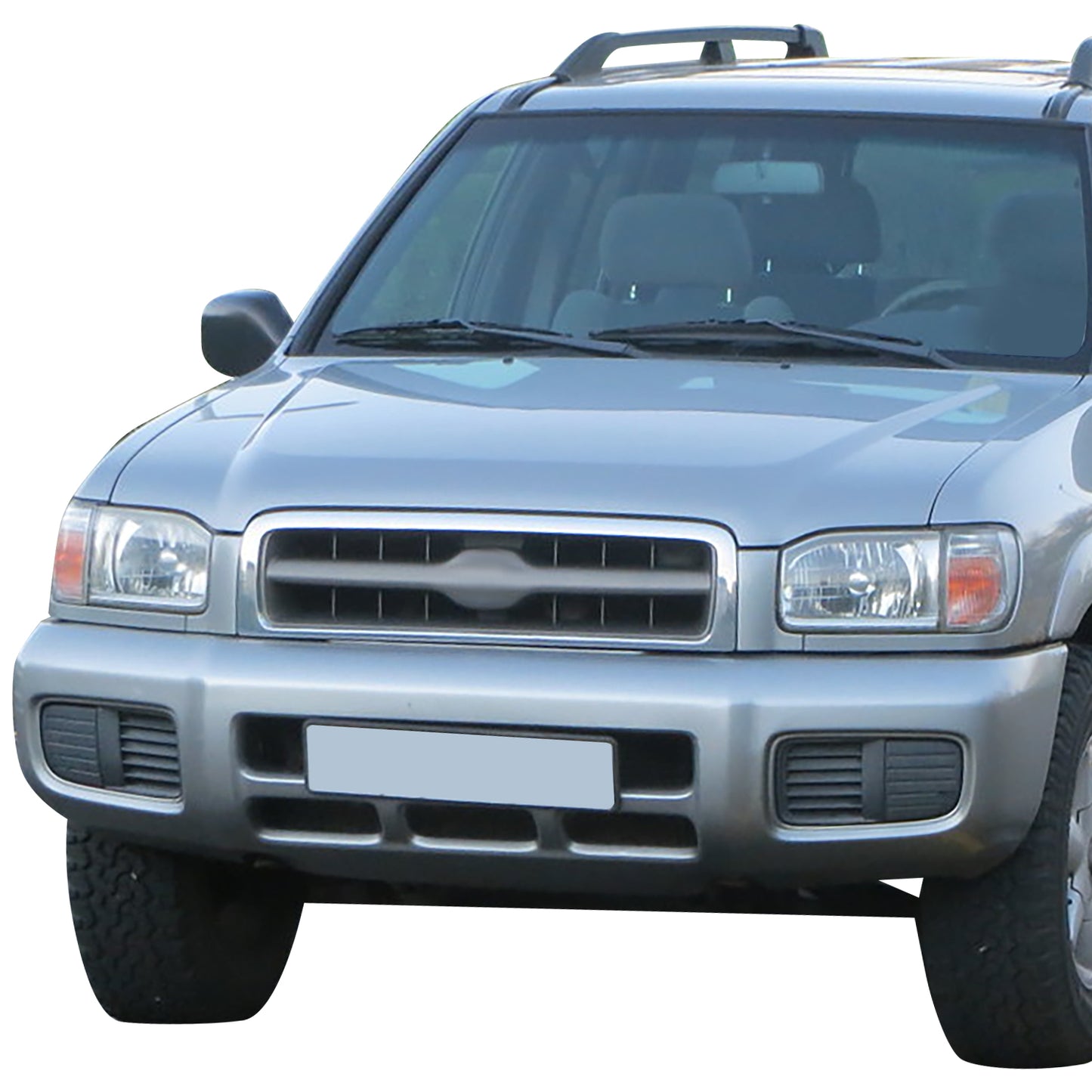 PARRILLA GRILLE - DS PATHFIND '96-'98/'99-'04/ GRILLE ASS'Y 99-01/ DARK GRAY/SILVER/ W/CHROME MOULDING (LE)//PARTS.NO,NI1200192//OEM NO,623102W306