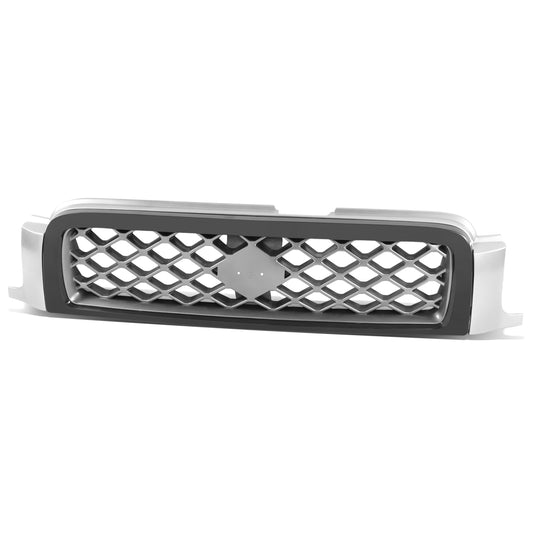 PARRILLA GRILLE - DS PATHFIND '96-'98/'99-'04/ GRILLE ASS'Y 99-01/ SILVER/DAARK GRAY/ W/BLACK MOULDING (SE)//PARTS.NO,NI1200194//OEM NO,623102W806