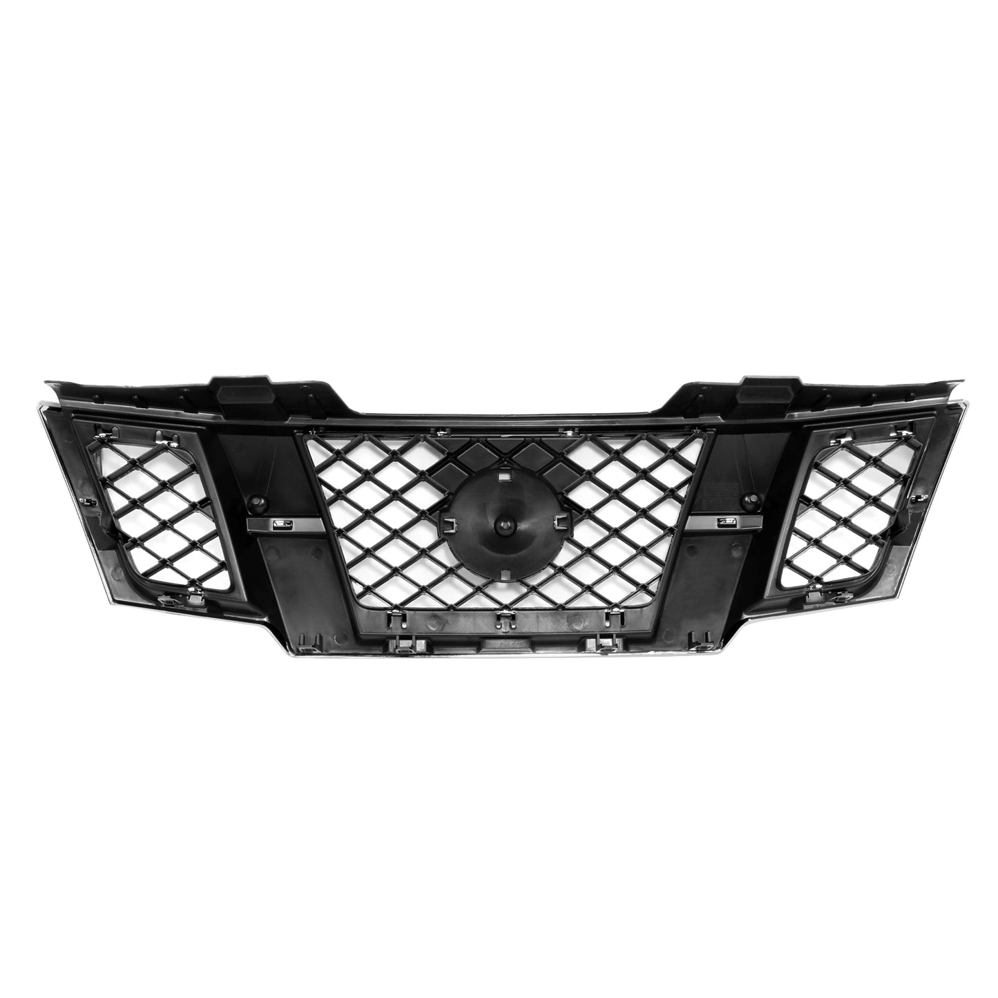 PARRILLA GRILLE - DS FRNTER '05-'20/ GRILLE ASS'Y 09-20/ BLACK W/CHROME FRAME