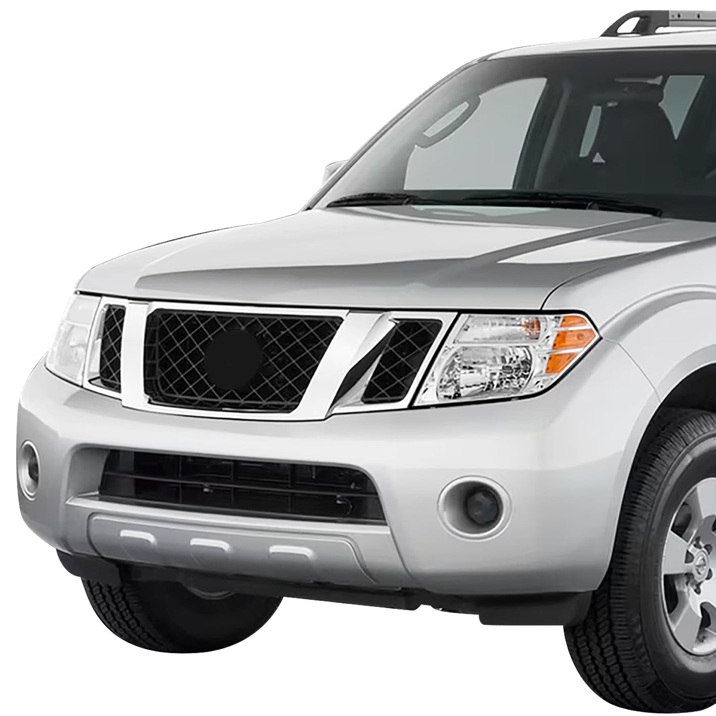 PARRILLA GRILLE - DS PAHFDR 05-12/ GRILLE ASS'Y 08-12/ BLACK W/CHROME FRAME//PARTS.NO,NI1200251//OEM NO,62310ZS00A