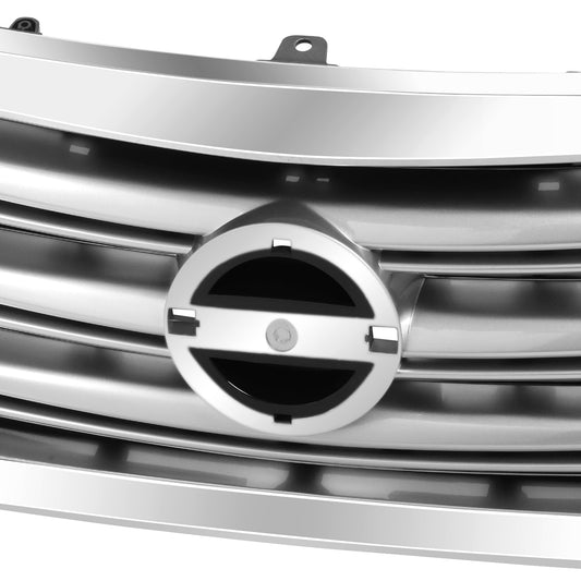 PARRILLA GRILLE - DS SENTR '13-'15/'16-'19/ GRILLE ASS'Y 13-15/ PAINTED SILVER/BLACK/ W/CHROME MOULDING (STD)//PARTS.NO,NI1200252//OEM NO,623103SH0A