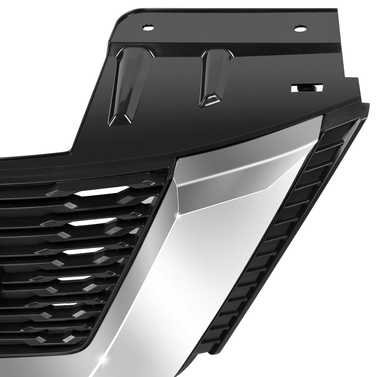 PARRILLA GRILLE - DS ROGE '14-'16/'17-'20/ GRILLE ASS'Y 17-18/ MAT-BLACK W/CHROME MOULDING/ W/O CAMERA H. W/O PREMIUM PKG/ (SL/SV)(USA/KOREA BUILT)//PARTS.NO,NI1200285//OEM NO,623106FL0A