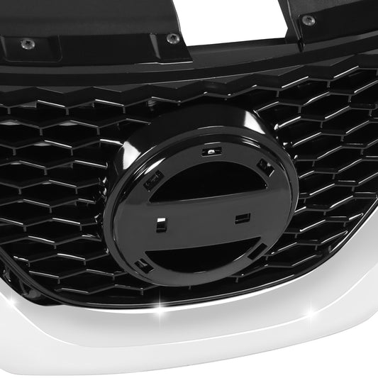 PARRILLA GRILLE - DS ROGE SPORT 17-19/20-21/ GRILLE ASS'Y 17-18/ PAINTED BLACK W/CHROME MLDG/ W/O ADAPTIVE CRUISE CONTROL/ W/O SURROUND CAMERA VIEW//PARTS.NO,NI1200288//OEM NO,623106MG0A