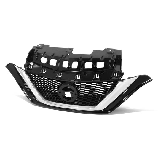 PARRILLA GRILLE - DS VESA NOT '14-'16/'17-'19/ GRILLE ASS'Y 17-19/ PAINTED BLACK W/CHROME MLDG//PARTS.NO,NI1200290//OEM NO,623109ME0A