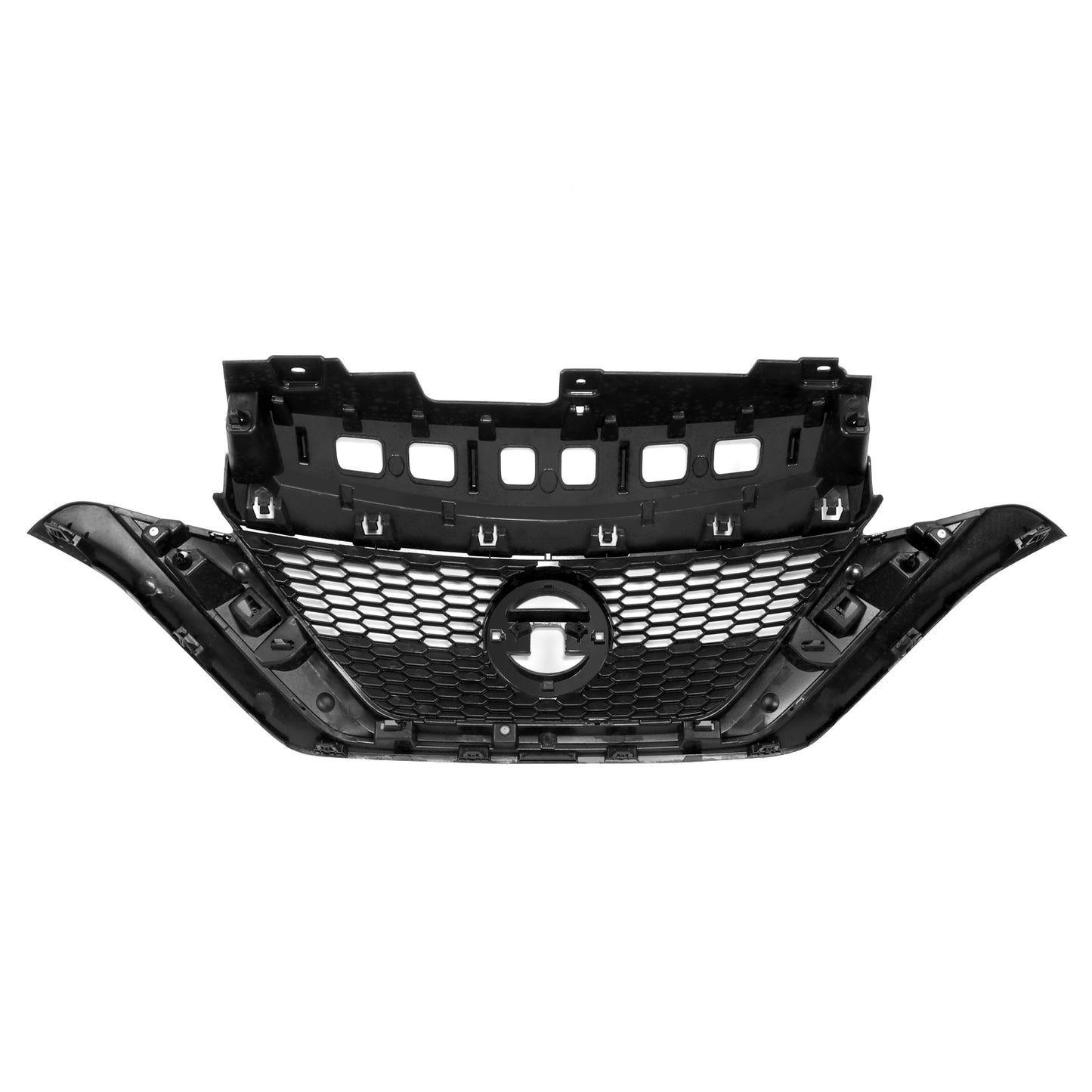 PARRILLA GRILLE - DS VESA NOT '14-'16/'17-'19/ GRILLE ASS'Y 17-19/ PAINTED BLACK W/CHROME MLDG//PARTS.NO,NI1200290//OEM NO,623109ME0A