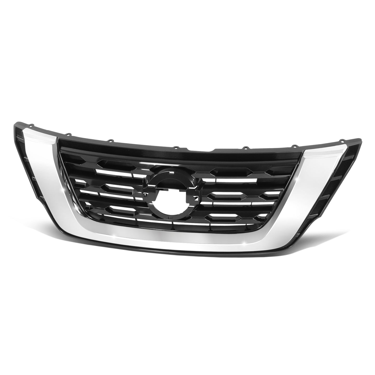 PARRILLA GRILLE - DS PAHFDR 13-16/17-21(R52)/ GRILLE ASS'Y 17-20/ PAINTED SILVER BLACK/ W/O AROIND VIEW (S/SV/SL)//PARTS.NO,NI1200296//OEM NO,623109PF1A