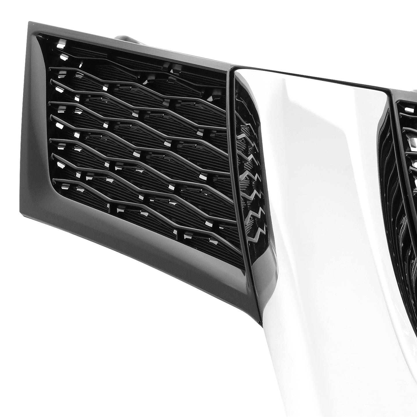 PARRILLA GRILLE - DS ROGE '14-'16/'17-'20/ GRILLE ASS'Y 15-16/ PAINTED BLACK W/CHROME MLDG/ W/O CAMERA H. W/O PREMIUM PKG/ (S/SV) (KOREA BUILT)//PARTS.NO,NI1200304//OEM NO,623105HA5A