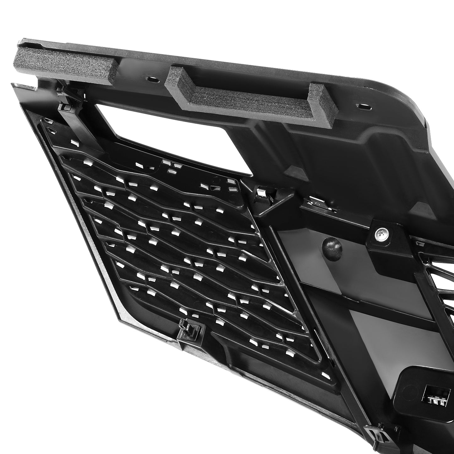 PARRILLA GRILLE - DS ROGE '14-'16/'17-'20/ GRILLE ASS'Y 15-16/ PAINTED BLACK W/CHROME MLDG/ W/O CAMERA H. W/O PREMIUM PKG/ (S/SV) (KOREA BUILT)//PARTS.NO,NI1200304//OEM NO,623105HA5A
