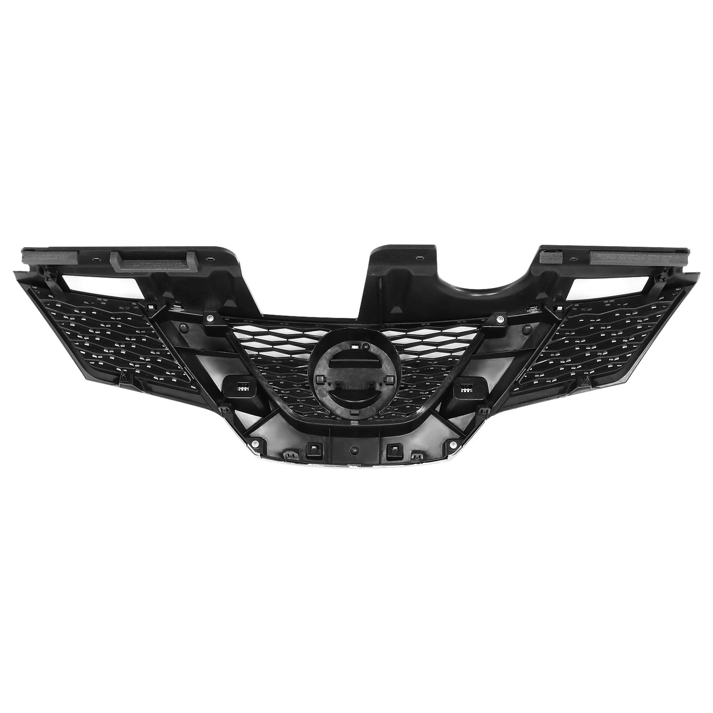 PARRILLA GRILLE - DS ROGE '14-'16/'17-'20/ GRILLE ASS'Y 15-16/ PAINTED BLACK W/CHROME MLDG/ W/O CAMERA H. W/O PREMIUM PKG/ (S/SV) (KOREA BUILT)//PARTS.NO,NI1200304//OEM NO,623105HA5A
