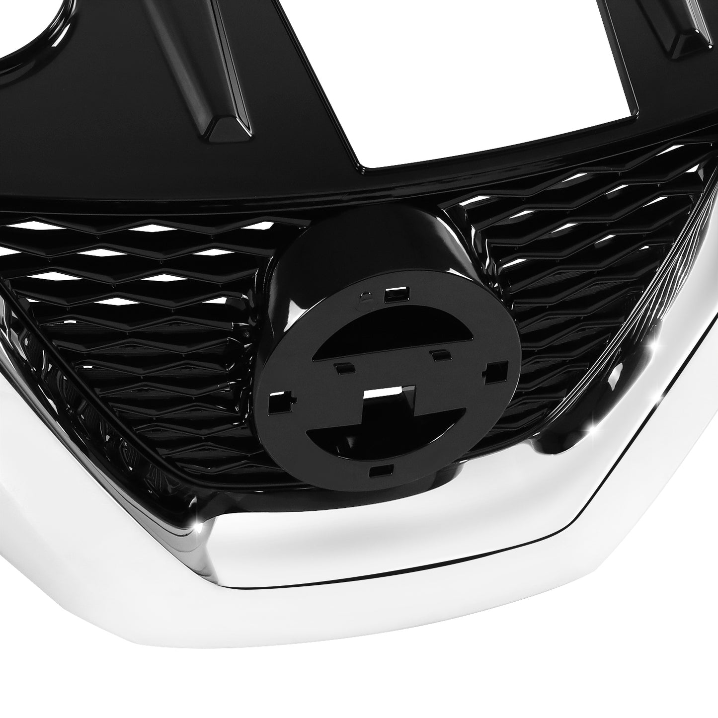 PARRILLA GRILLE - DS ROGE '14-'16/'17-'20/ GRILLE ASS'Y 15-16/ PAINTED BLACK W/CHROME MLDG/ W/CAMERA H. W/O PREMIUM PKG/ (SL/SV) (KOREA BUILT)//PARTS.NO,NI1200305//OEM NO,623105HA5B