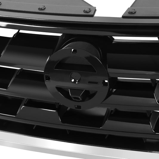 PARRILLA GRILLE - DS TITN/ARMDA 16-19/20-ON/ GRILLE ASS'Y 21-22/ PAINTED BLACK W/CHROME FRAME/ W/O CAMERA H. (ARMADA) (SL)