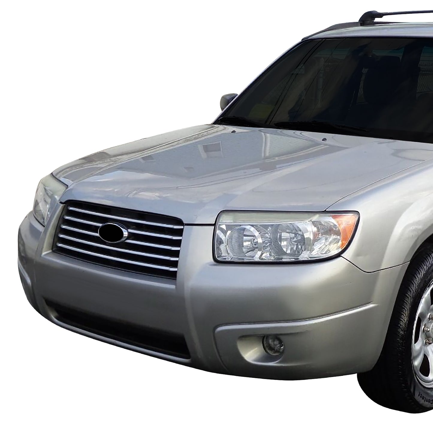 PARRILLA GRILLE - SB FORSTER '06-'08/ GRILLE ASS'Y/ W/PRIMED-SILVER/BLACK/ (W/O SPORT)(BASE)/ (EU=USA)//PARTS.NO,SU1200136//OEM NO,91121SA082