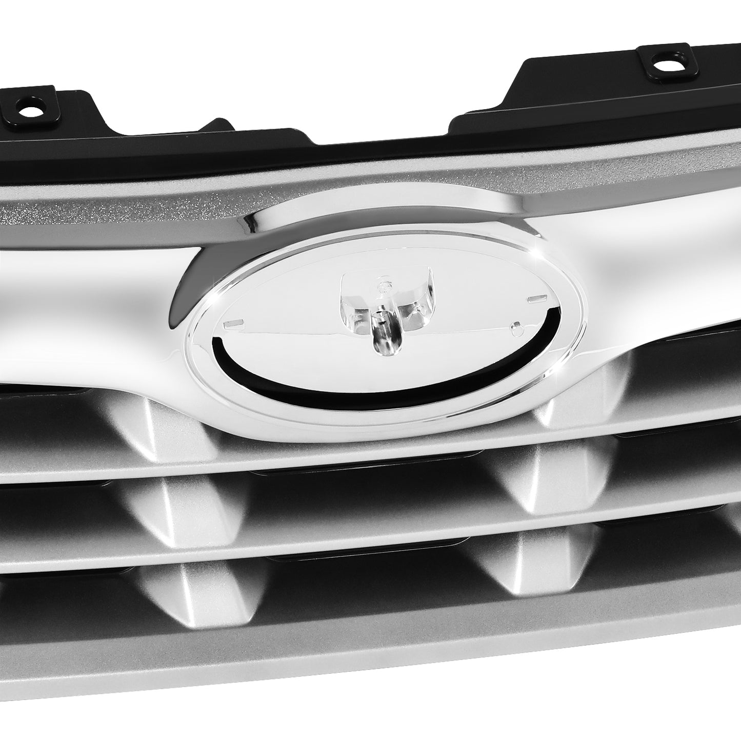 PARRILLA GRILLE - SB FORSTER '09-'13/ GRILLE ASS'Y 11-13/ PAINTED SILVER/ W/CHROME MOULDING/ (EU=USA)//PARTS.NO,SU1200149//OEM NO,91121SC040