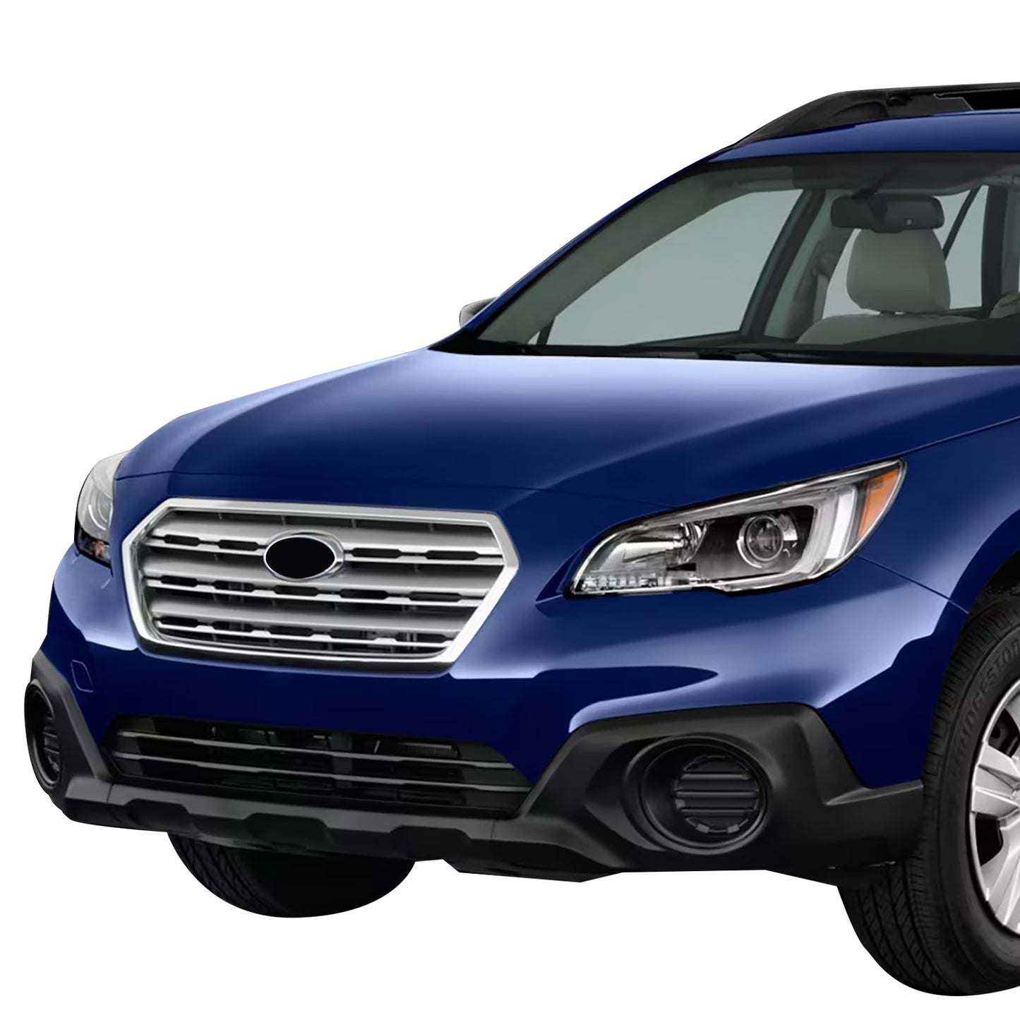 PARRILLA GRILLE - SB LGCY/OTBAK 15-19/ GRILLE ASS'Y 15-17/ PAINTED SILVER GRAY/ W/CHROME MOULDING/ (OUTBACK)//PARTS.NO,SU1200159//OEM NO,91121AL05A