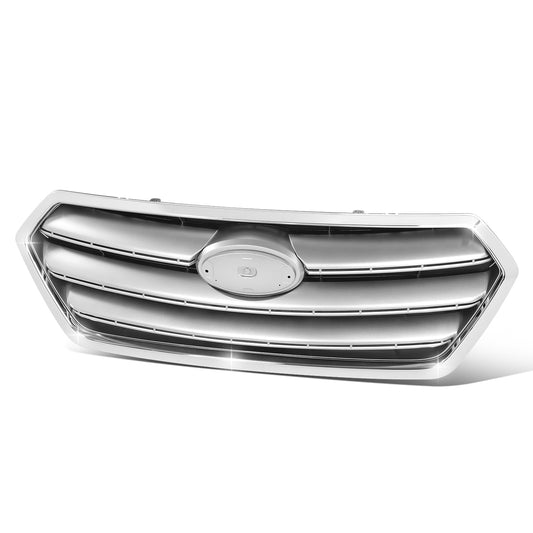 PARRILLA GRILLE - SB LGCY/OTBAK 15-19/ GRILLE ASS'Y 15-17/ PAINTED SILVER W/CHROME MLDG/ (LEGACY)//PARTS.NO,SU1200162//OEM NO,91121AL00A