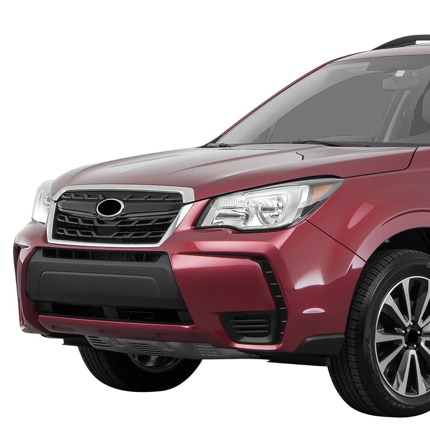 PARRILLA GRILLE - SB FORSTER '14-'16/'17-'18/ GRILLE ASS'Y '17-'18/ LOWER MAT-BLACK/ W/PAINTED GRAY MOULDING//PARTS.NO,SU1200171//OEM NO,91121SG270