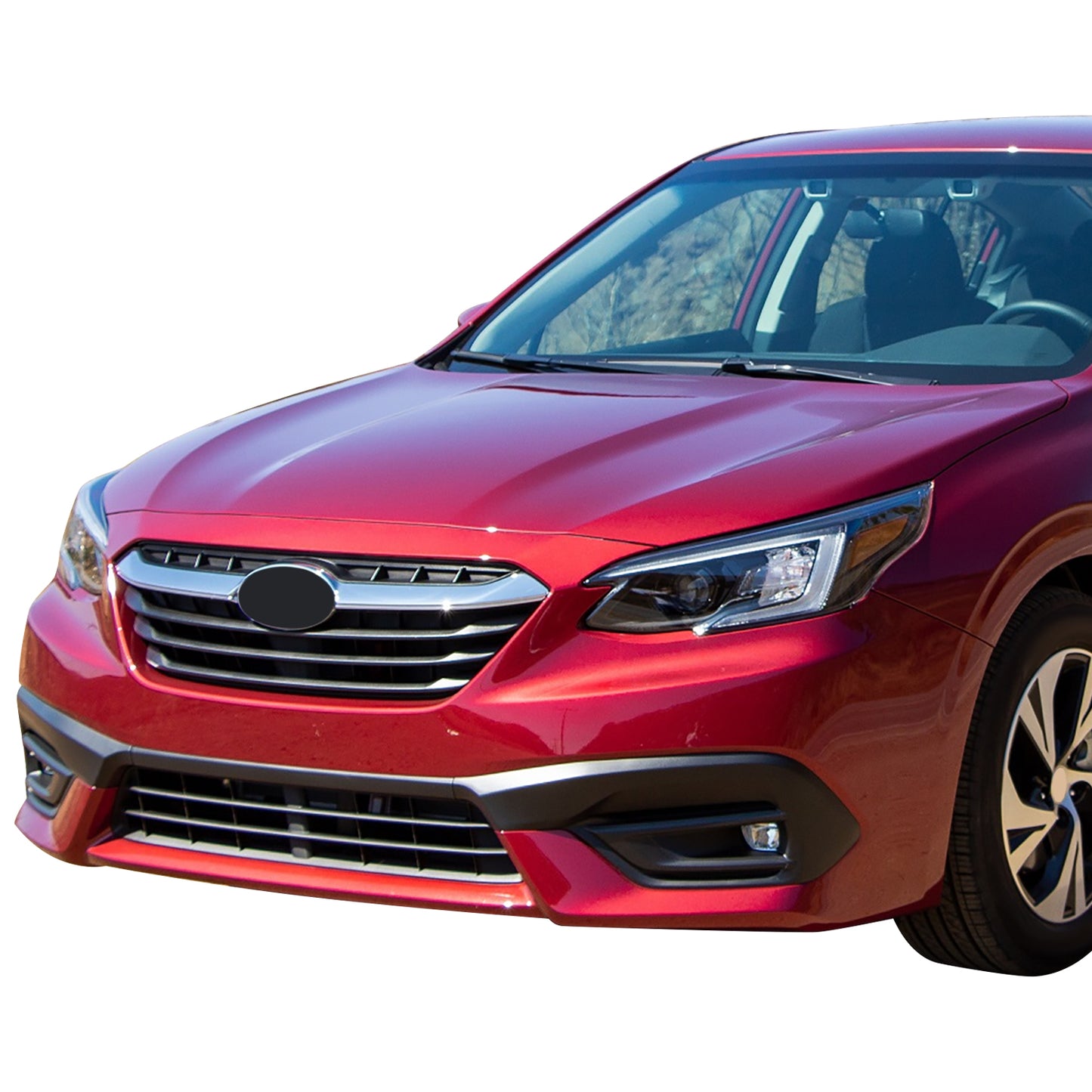 PARRILLA GRILLE - SB LGCY/OTBAK 20-22/ GRILLE ASS'Y/ MAT-BLACK/ W/CHROME MOUDLING/ & GARNISH (2.5) (LEGACY)/(BASE|CONVENIENCE/LIMITED)//PARTS.NO,SU1200194//OEM NO,91121AN02A