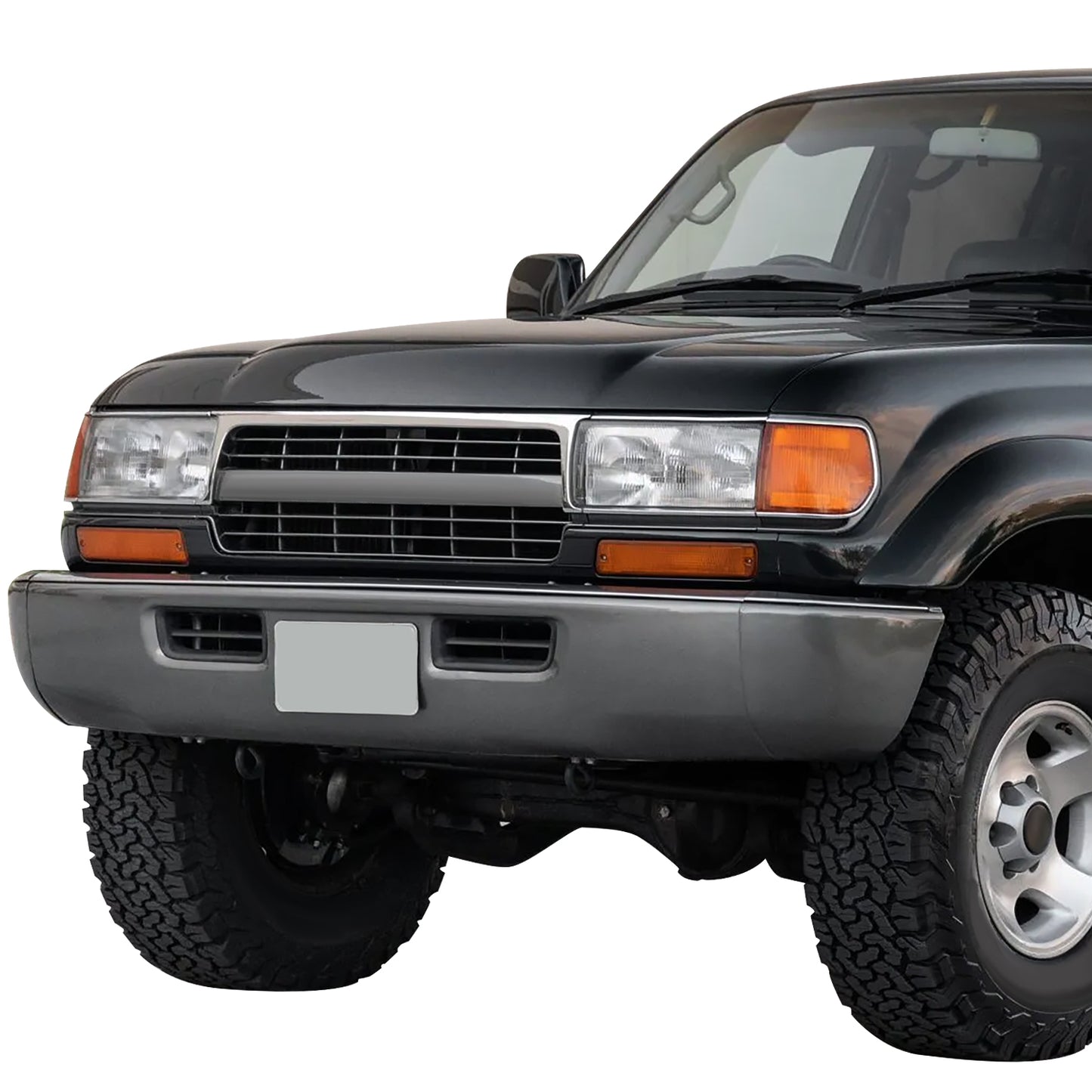 PARRILLA GRILLE - TY LD-CRUSR '91-'97(FJ80)/ GRILLE ASS'Y 91-94/ CHROME DARK ARGENT//PARTS.NO,TO1200206//OEM NO,5311160070